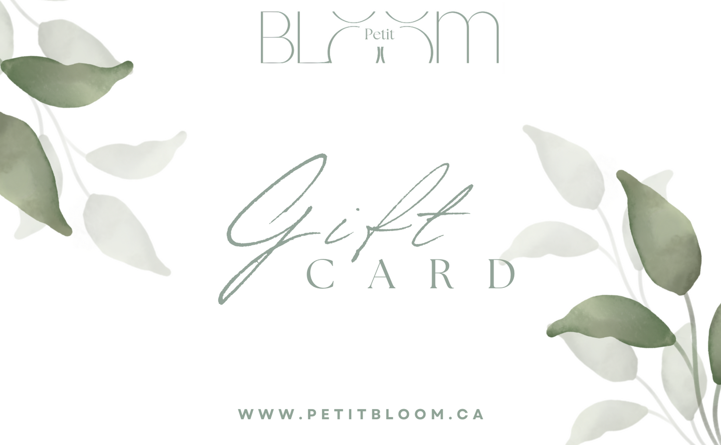 Petit Bloom Gift Card