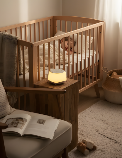 LumiSound™ Sleep Machine – White Noise & Night Light