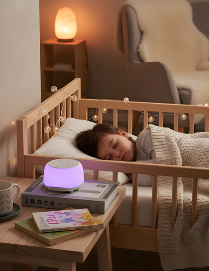 LumiSound™ Sleep Machine – White Noise & Night Light